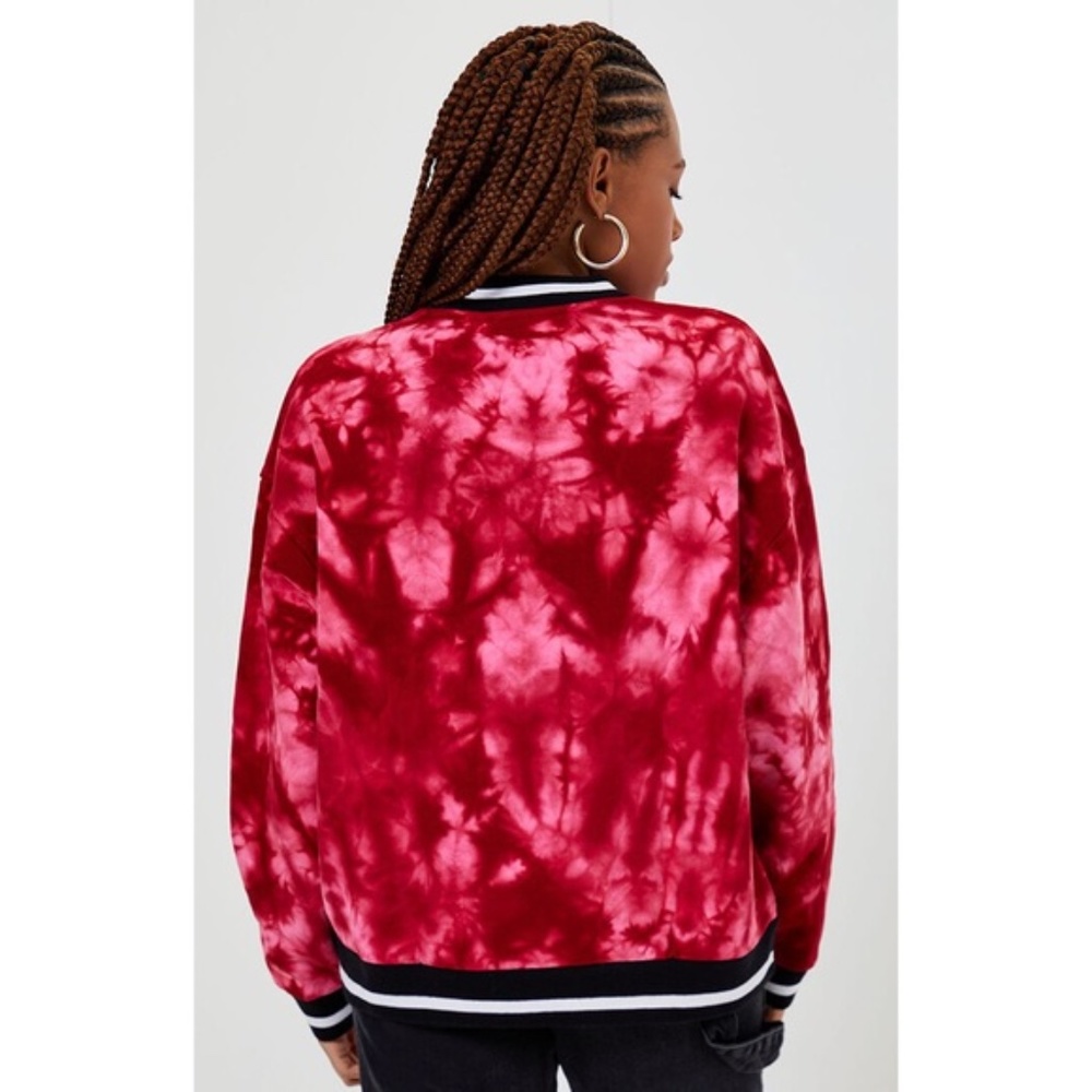 THE RAGGED PRIEST Proud Pink Tie Dye Sweatshirt - Picture 4 of 10